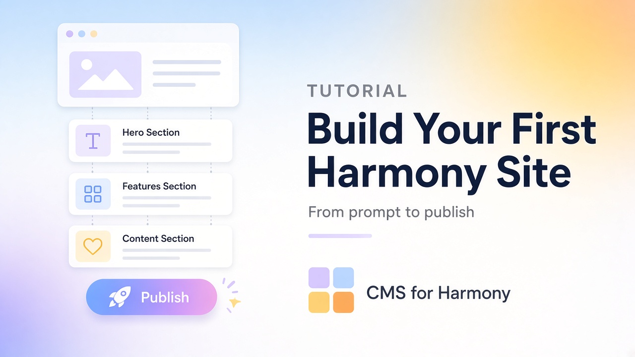 Tutorial de Wix Harmony: construye y publica tu primer sitio
