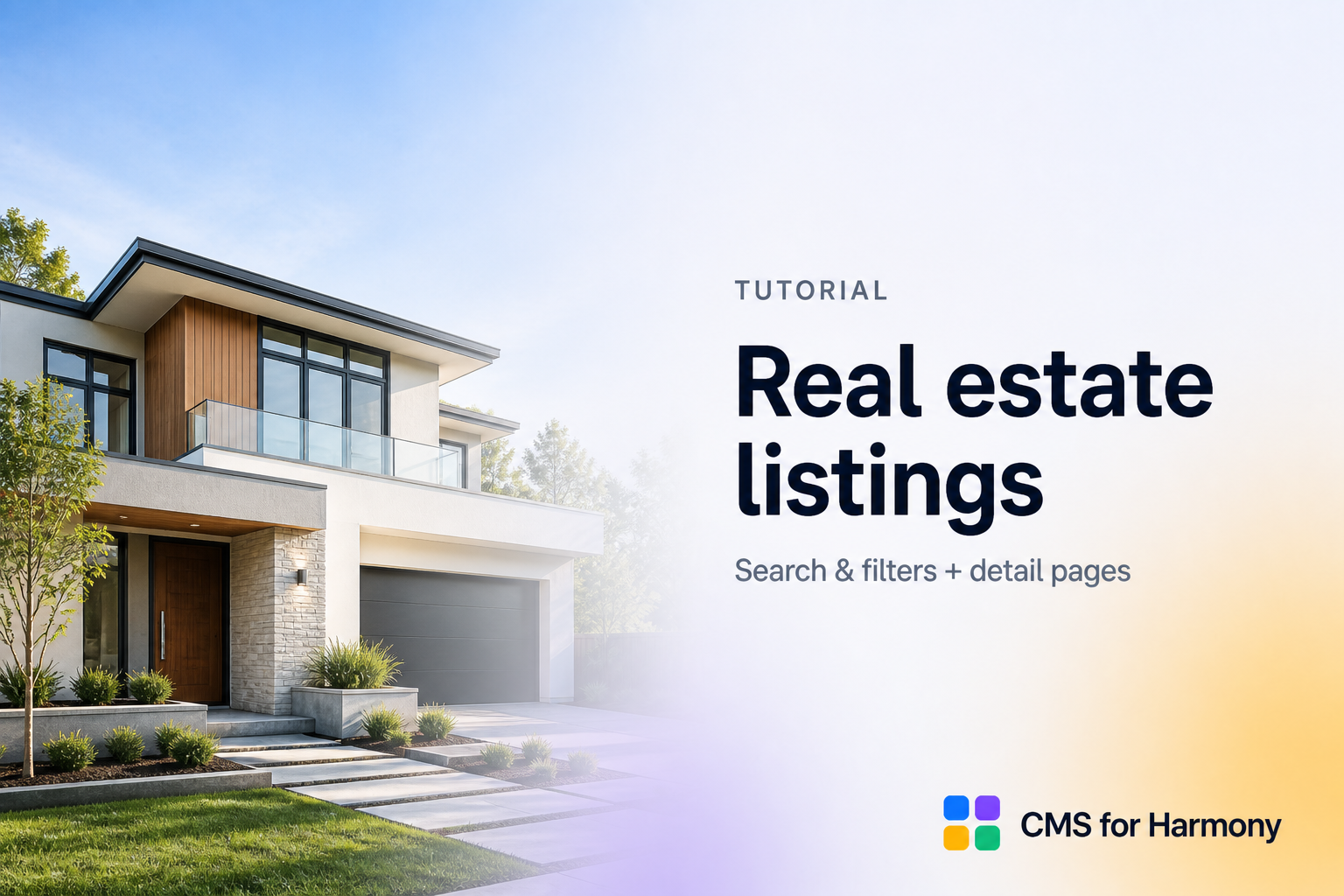 Wie Sie Immobilien-Listings mit CMS auf Harmony bauen